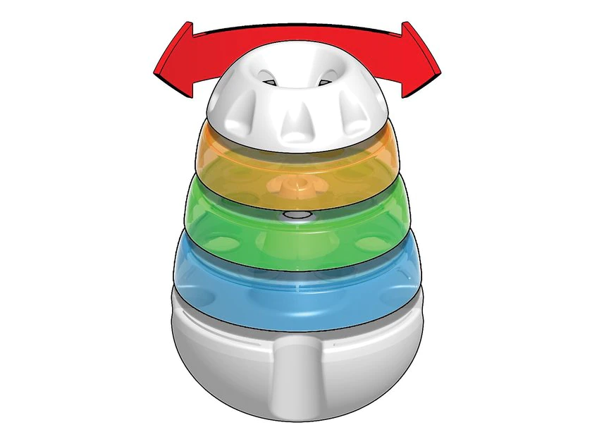 JW Pet Treat Tower Treat Dispensing Dog Toy 7 JW Pet Treat Tower Treat Dispensing Dog Toy - Image 5