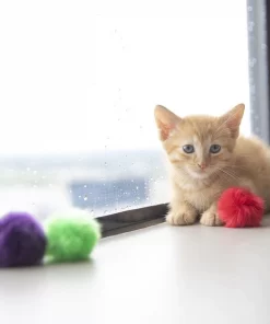 JW Pet Fun Fluffs Cat Toys, 3 count -JW Pet Sales 2024 182747 PT2. SY630 V1602307869