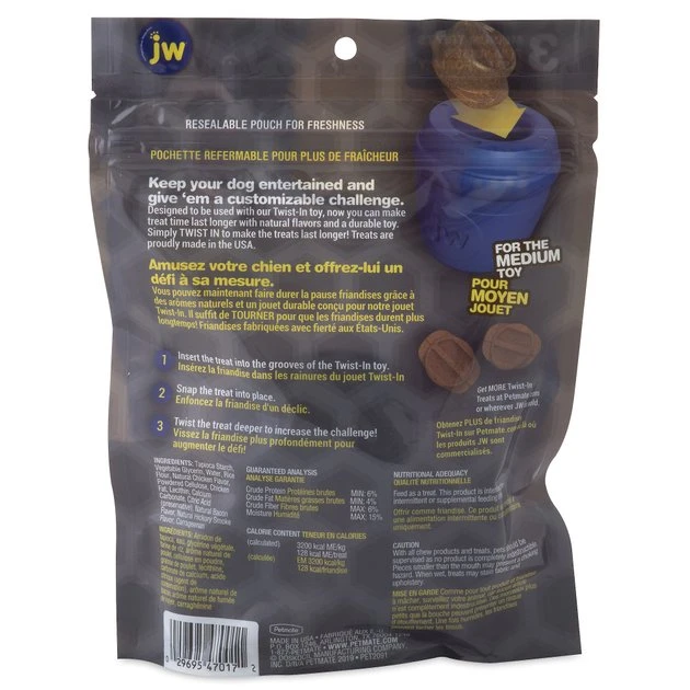 JW Pet Twist-In Bacon Flavor Medium Refill Dog Treats, 3 count 4 JW Pet Twist-In Bacon Flavor Medium Refill Dog Treats, 3 count - Image 2