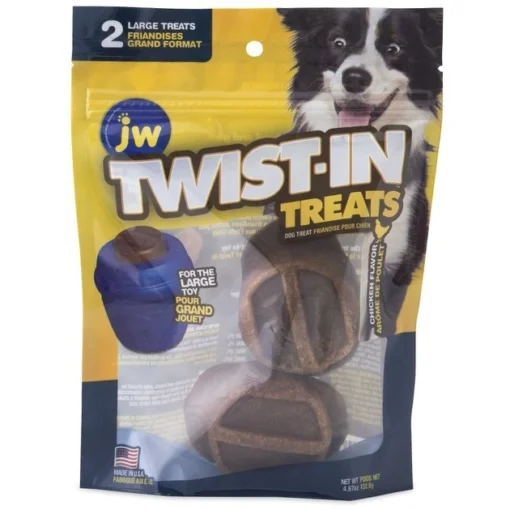 JW Pet Twist-In Chicken Flavor Large Refill Dog Treats, 2 count -JW Pet Sales 2024 278567 MAIN. SY630 V1615333036