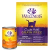 Wellness Complete Health Pate Chicken Entree Grain-Free Canned Cat Food, 12.5-oz, case of 12 + Wellness Complete Health Grain-Free Indoor Healthy Weight Chicken Recipe Dry Cat Food, 11.5-lb bag -JW Pet Sales 2024 297648 MAIN. SY630 V1621270338