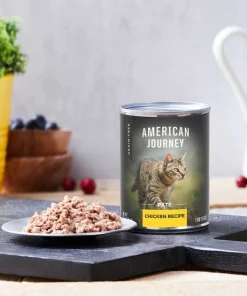American Journey||Wellness American Journey Pate Chicken Recipe Grain-Free Canned Cat Food, 12.5-oz, case of 12 + Wellness Complete Health Pate Chicken Entree Grain-Free Canned Cat Food, 12.5-oz, case of 12 -JW Pet Sales 2024 297788 PT2. SY630 V1621261034