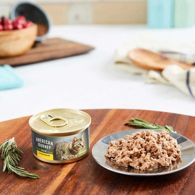 American Journey||Wellness American Journey Pate Chicken Recipe Grain-Free Canned Cat Food, 3-oz, case of 24 + Wellness Complete Health Pate Chicken Entree Grain-Free Canned Cat Food, 3-oz, case of 24 5 American Journey||Wellness American Journey Pate Chicken Recipe Grain-Free Canned Cat Food, 3-oz, case of 24 + Wellness Complete Health Pate Chicken Entree Grain-Free Canned Cat Food, 3-oz, case of 24 - Image 3