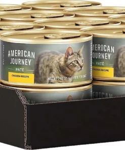 American Journey||Wellness American Journey Pate Chicken Recipe Grain-Free Canned Cat Food, 3-oz, case of 24 + Wellness Complete Health Pate Chicken Entree Grain-Free Canned Cat Food, 3-oz, case of 24 11 American Journey||Wellness American Journey Pate Chicken Recipe Grain-Free Canned Cat Food, 3-oz, case of 24 + Wellness Complete Health Pate Chicken Entree Grain-Free Canned Cat Food, 3-oz, case of 24 -JW Pet Sales 2024 297790 PT3. SY630 V1623251550