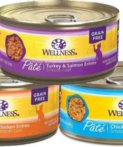 American Journey||Wellness American Journey Pate Poultry & Seafood Variety Pack Grain-Free Canned Cat Food, 12.5-oz, case of 12 + Wellness Complete Health Poultry Lovers Pate Variety Pack Grain-Free Canned Cat Food, 5.5-oz, case of 30 -JW Pet Sales 2024 297794 PT4. SY630 V1621288053
