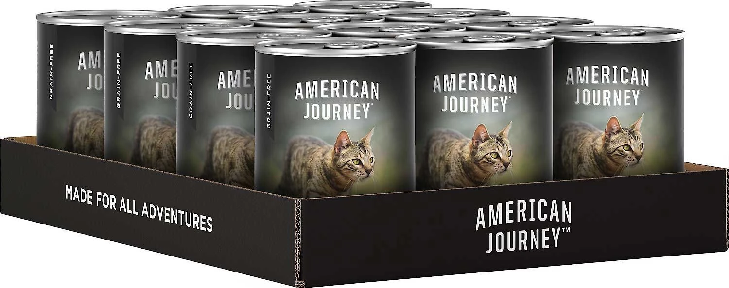 American Journey||Wellness American Journey Pate Poultry Variety Pack Grain-Free Canned Cat Food, 12.5-oz, case of 12 + Wellness Complete Health Poultry Lovers Pate Variety Pack Grain-Free Canned Cat Food, 5.5-oz, case of 30 6 American Journey||Wellness American Journey Pate Poultry Variety Pack Grain-Free Canned Cat Food, 12.5-oz, case of 12 + Wellness Complete Health Poultry Lovers Pate Variety Pack Grain-Free Canned Cat Food, 5.5-oz, case of 30 - Image 4