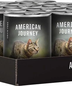 American Journey||Wellness American Journey Pate Turkey & Salmon Recipe Grain-Free Canned Cat Food, 12.5-oz, case of 12 + Wellness Complete Health Turkey & Salmon Formula Grain-Free Canned Cat Food, 12.5-oz, case of 12 -JW Pet Sales 2024 297800 PT3. SY630 V1621266438