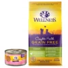 Wellness Complete Health Kitten Formula Grain-Free Canned Cat Food, 3-oz, case of 24 + Wellness Complete Health Natural Grain-Free Deboned Chicken & Chicken Meal Dry Kitten Food, 5.5-lb bag -JW Pet Sales 2024 298660 MAIN. SY630 V1621291058