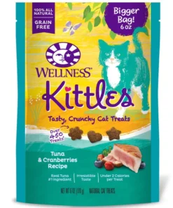 Wellness Complete Health Kitten Formula Grain-Free Canned Cat Food, 3-oz, case of 24 + Wellness Kittles Grain-Free Tuna & Cranberries Recipe Crunchy Cat Treats, 6-oz bag -JW Pet Sales 2024 298662 PT4. SY630 V1621982318