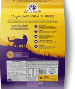 Wellness Complete Health Pate Chicken Entree Grain-Free Canned Cat Food, 3-oz, case of 24 + Wellness Complete Health Natural Grain-Free Salmon & Herring Dry Cat Food, 11.5-lb bag -JW Pet Sales 2024 298670 PT4. SY630 V1621302135