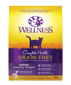 Wellness Complete Health Poultry Lovers Pate Variety Pack Grain-Free Canned Cat Food, 5.5-oz, case of 30 + Wellness Complete Health Grain-Free Indoor Healthy Weight Chicken Recipe Dry Cat Food, 11.5-lb bag -JW Pet Sales 2024 298674 PT4. SY630 V1621989452