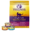 Wellness Complete Health Poultry Lovers Pate Variety Pack Grain-Free Canned Cat Food, 5.5-oz, case of 30 + Wellness Complete Health Natural Grain-Free Salmon & Herring Dry Cat Food, 11.5-lb bag -JW Pet Sales 2024 298678 MAIN. SY630 V1621294363