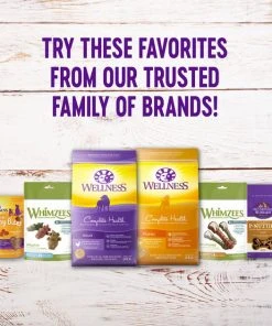 Wellness Complete Health Senior Deboned Chicken & Barley Recipe Dry Dog Food, 30-lb bag + Wellness WellBites Beef & Turkey Recipe Soft & Chewy Grain-Free Dog Treats, 6-oz bag -JW Pet Sales 2024 298684 PT8. SY630 V1621982305