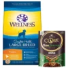 Wellness Large Breed Complete Health Puppy Deboned Chicken, Brown Rice & Salmon Meal Recipe Dry Dog Food, 30-lb bag + Wellness CORE Bowl Boosters Bare Turkey Freeze-Dried Dog Food Mixer or Topper, 4-oz bag 1 Wellness Large Breed Complete Health Puppy Deboned Chicken, Brown Rice & Salmon Meal Recipe Dry Dog Food, 30-lb bag + Wellness CORE Bowl Boosters Bare Turkey Freeze-Dried Dog Food Mixer or Topper, 4-oz bag -JW Pet Sales 2024 298730 MAIN. SY630 V1621292866