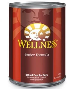 Wellness Small Breed Complete Health Senior Deboned Turkey & Peas Recipe Dry Dog Food, 4-lb bag + Wellness Complete Health Senior Formula Canned Dog Food, 12.5-oz, case of 12 -JW Pet Sales 2024 298752 PT4. SY630 V1621988316