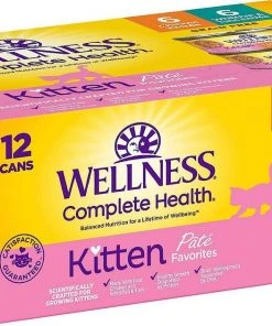 Wellness Complete Health Natural Grain-Free Deboned Chicken & Chicken Meal Dry Kitten Food + Kitten Variety Pack Grain-Free Canned Cat Food -JW Pet Sales 2024 353443 PT5. SY630 V1639527384