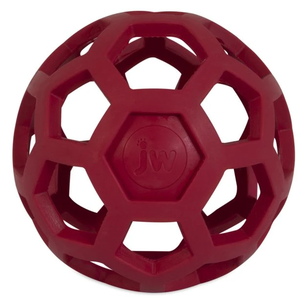 JW Pet Hol-ee Giggler Dog Toy, Red 5 JW Pet Hol-ee Giggler Dog Toy, Red - Image 3