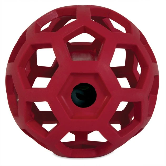 JW Pet Hol-ee Giggler Dog Toy, Red 6 JW Pet Hol-ee Giggler Dog Toy, Red - Image 4