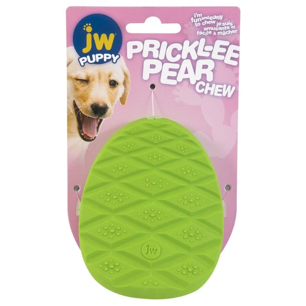 JW Pet Prickly Pear Chew Dog Toy, Green 3 JW Pet Prickly Pear Chew Dog Toy, Green