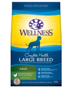 Wellness Large Breed Complete Health Adult Deboned Chicken & Brown Rice Recipe Dry Dog Food