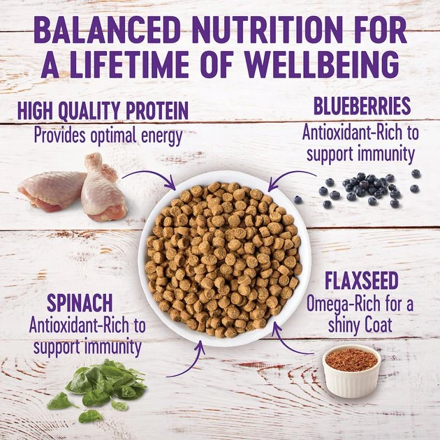 Wellness Large Breed Complete Health Puppy Deboned Chicken, Brown Rice & Salmon Meal Recipe Dry Dog Food 4 Wellness Large Breed Complete Health Puppy Deboned Chicken, Brown Rice & Salmon Meal Recipe Dry Dog Food - Image 2