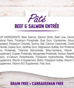 Wellness Complete Health Beef & Salmon Formula Grain-Free Canned Cat Food -JW Pet Sales 2024 49260 PT3. SY630 V1594841764