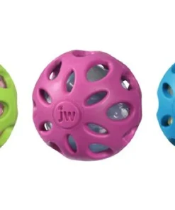 JW Pet Crackle Heads Ball Dog Toy, Color Varies -JW Pet Sales 2024 53330 PT2. SY630 V1542656226