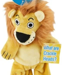 JW Pet Crackle Heads Leroy the Lion Dog Toy