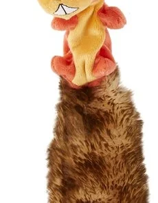 JW Pet Crackle Heads Skippy the Squirrel Dog Toy