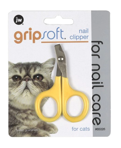 JW Pet Gripsoft Cat Nail Clipper 3 JW Pet Gripsoft Cat Nail Clipper