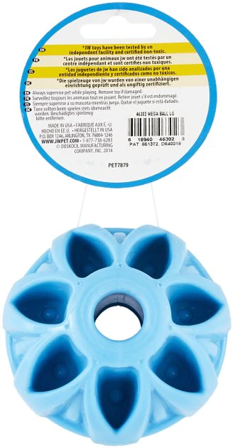 JW Pet Megalast Ball Dog Toy, Color Varies 9 JW Pet Megalast Ball Dog Toy, Color Varies - Image 7