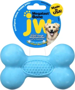 JW Pet Megalast Bone Dog Toy, Color Varies