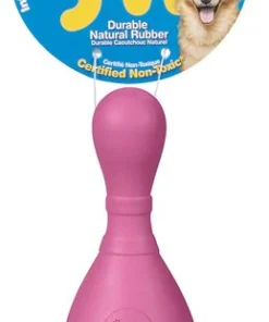 JW Pet iSqueak Bouncin' Bowlin' Pin Dog Toy, Color Varies