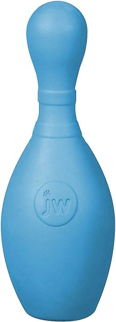 JW Pet iSqueak Bouncin' Bowlin' Pin Dog Toy, Color Varies 5 JW Pet iSqueak Bouncin' Bowlin' Pin Dog Toy, Color Varies - Image 3