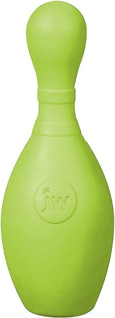 JW Pet iSqueak Bouncin' Bowlin' Pin Dog Toy, Color Varies 6 JW Pet iSqueak Bouncin' Bowlin' Pin Dog Toy, Color Varies - Image 4