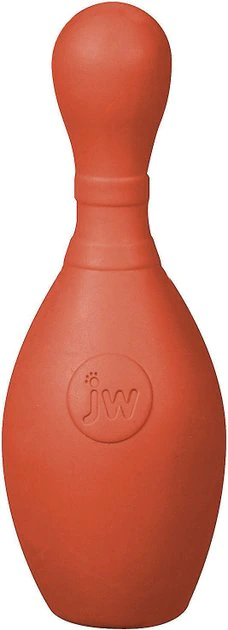 JW Pet iSqueak Bouncin' Bowlin' Pin Dog Toy, Color Varies 7 JW Pet iSqueak Bouncin' Bowlin' Pin Dog Toy, Color Varies - Image 5