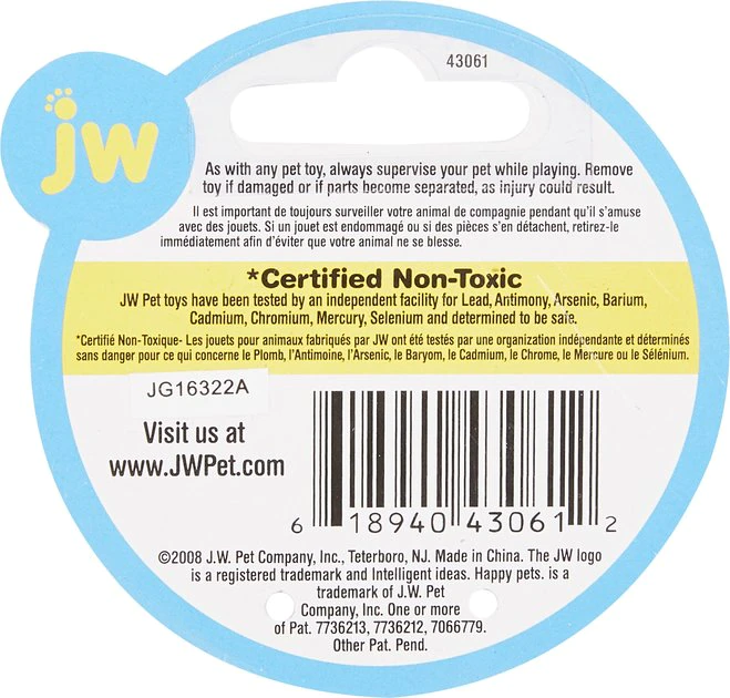 JW Pet iSqueak Bouncin' Bowlin' Pin Dog Toy, Color Varies 9 JW Pet iSqueak Bouncin' Bowlin' Pin Dog Toy, Color Varies - Image 7