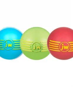 JW Pet iSqueak Ball Dog Toy, Color Varies -JW Pet Sales 2024 71041 PT2. SY630 V1534452153