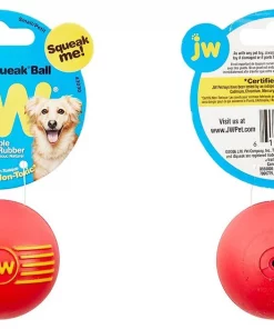 JW Pet iSqueak Ball Dog Toy, Color Varies -JW Pet Sales 2024 71041 PT8. SY630 V1534452154