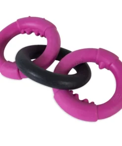 JW Pet Big Mouth Triple Ring Dog Toy, Color Varies