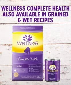 Wellness Grain-Free Complete Health Adult Deboned Chicken & Chicken Meal Recipe Dry Dog Food -JW Pet Sales 2024 95673 PT6. SY630 V1605830522