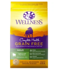 Wellness Grain-Free Complete Health Adult Lamb & Lamb Meal Recipe Dry Dog Food